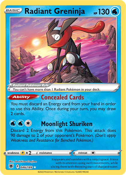 Pokémon Radiant Greninja (ASR 046)